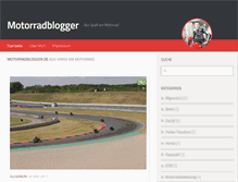Tablet Screenshot of motorradblogger.de